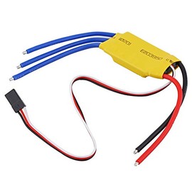 ICQUANZX 30A RC Brushless Motor Electric Speed Controller, Brushless Motor Speed Controller ESC, for RC BEC ESC T-rex 450 V2 Helicopter Boat