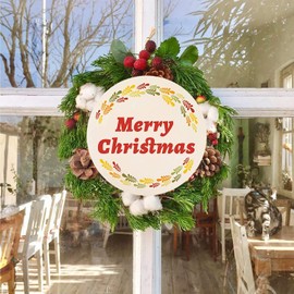 D L D 12 Pieces 12 Inch Round Wood Slices Unfinished Wood Circles for Crafts, Pyrography and Decoration