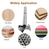 Forstner Drill Bit, 32mm Tungsten Steel Wood Boring Bit, Round