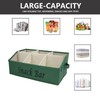 Xbopetda Snack Organizer for Countertop, Fabric Snack Bar Station with