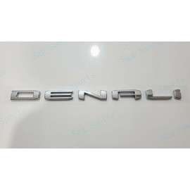 GMC 1pc GMC 2021-2023 Yukon Yukon XL Chrome Rear Tailgate DENALI Emblem Letter