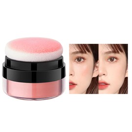 Lynlyulinger Teak Natural Cushion Funde Air Cushion for Cheeks Blusher Bright Face Cheek High Pigment Teak Makeup Tool Makeup Cosmetic 50g 4 Colors (Coral)