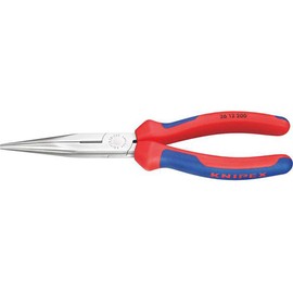 Knipex 26 12 200 Workshop Needle-Nose Pliers Straight 200 mm