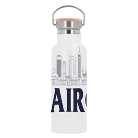 Cairo Insulated Flask Stainless Steel Minimalism Cairo Egypt Travel Culture 500 ml