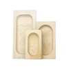KAESE-SELBER.DE Set of 3 Square Maple Butter Moulds