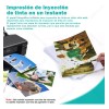ECOZENDSY 100 Hojas de Papel Fotográfico Glossy A4 200g Brillante