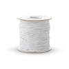 Black & White Elastic Cord / Round Hat Rubber (1mm,