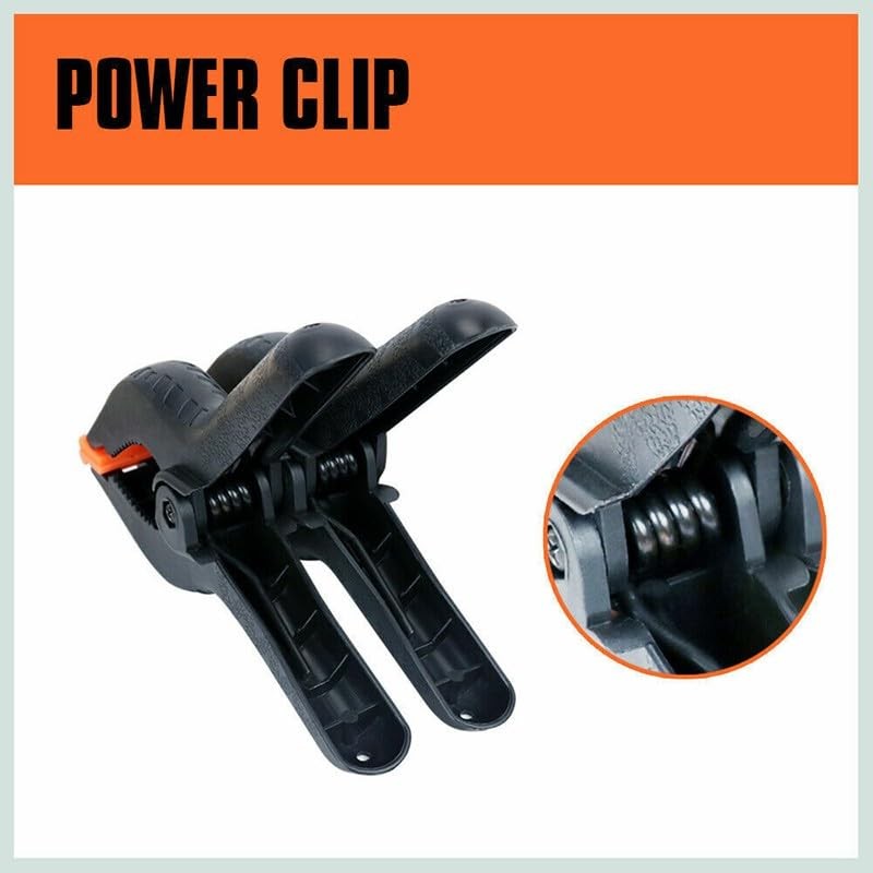 AIMALL Nylon Spring Clamps Quick DIY Tools Grip Plastic Clips