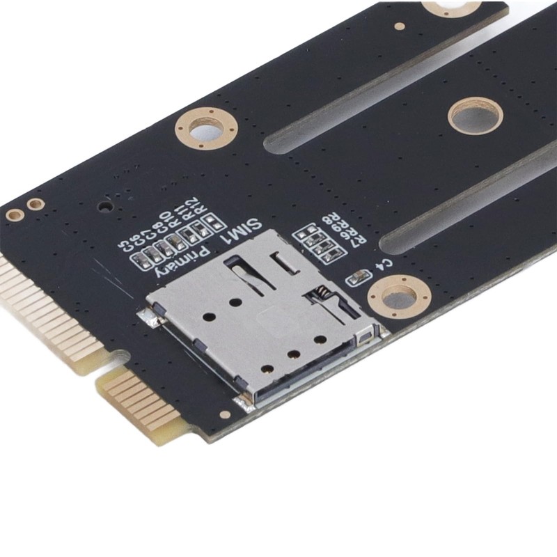 ciciglow Tiny PCIe to M.2 NGFF Adapter with SIM Card