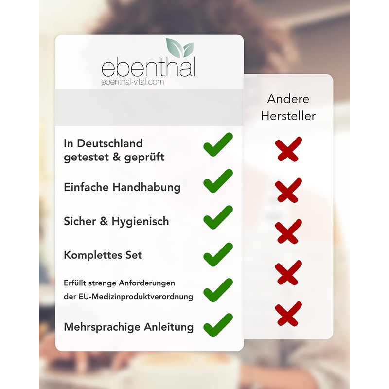 EBENTHAL VITAL® 2L Premium Stainless Steel Enema Set for Bowel