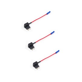 KOLACEN Automotive Car Regular Standard Blade Type Fuse Assorted Kit 81 Pieces + 3 Pieces 16 Gauge Add-a-circuit Standard Fuse TAP Adapter