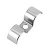 QWORK Stainless Steel Double Line Clamp, 12 Pack 5/8" Fuel