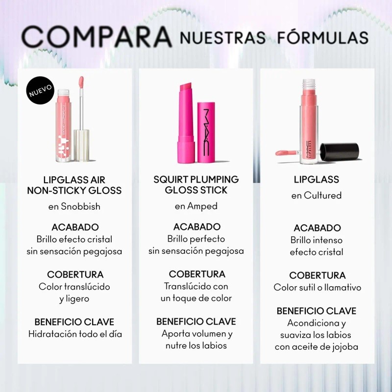 Brillo De Labios Hidratante Mac Lipglass Aesthetic Aesthetic