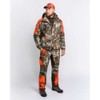 Pinewood 2-Colour Camouflage Cap for Driven Hunting in Signal Oragne