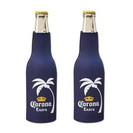 Corona Extra Palm Beer Bottle Suit Holder Cooler Kaddy Huggie Coolie Set of 2