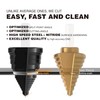 Jerax tools 1/4"-1-1/8" High Speed Steel Step Drill bits, Doubles