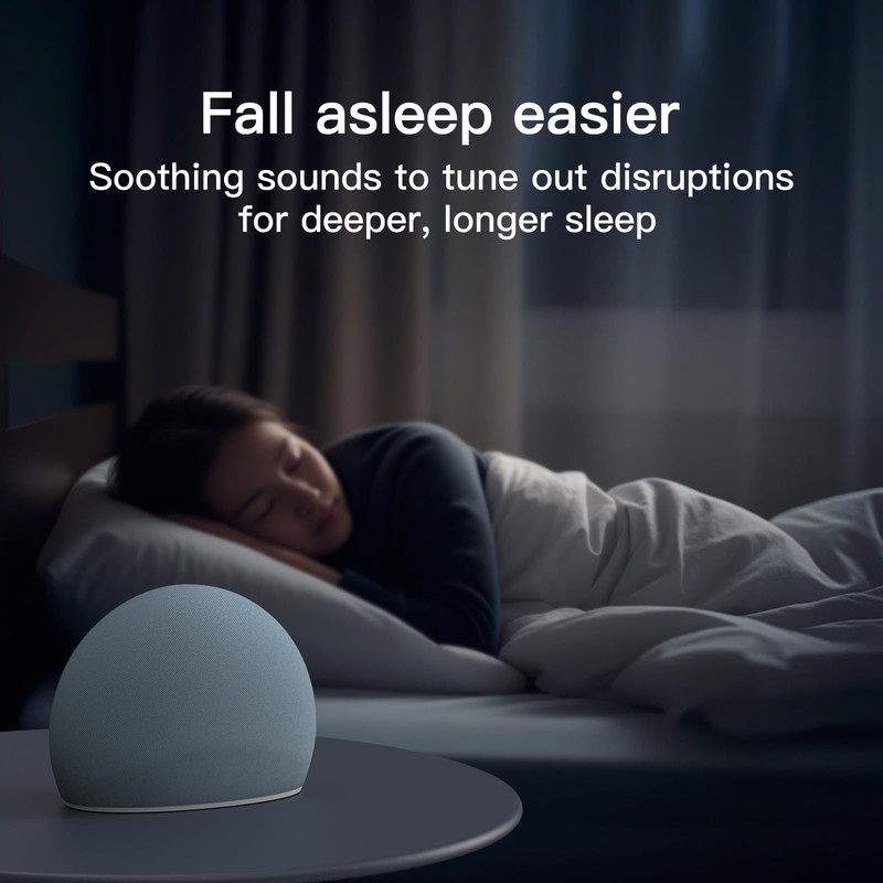 HOUSBAY Sunrise Alarm Clock, White Noise Sound Machine, Cozy Light,