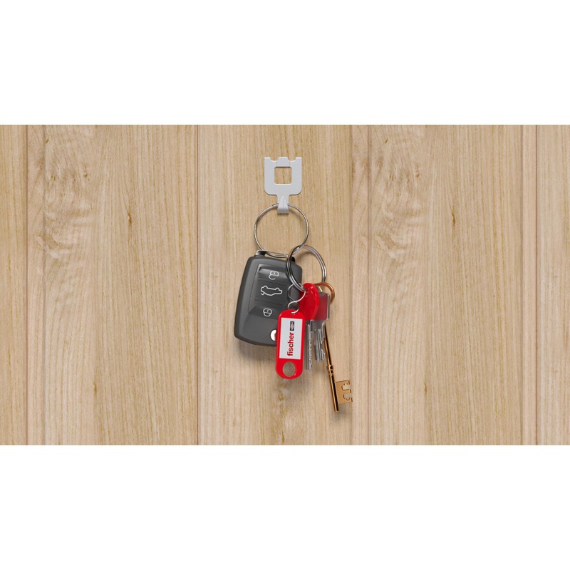 fischer Picture Claw, Picture Hooks in White, Mounting Without Drilling