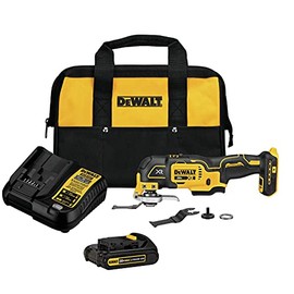 DEWALT DCS356C1R 20V MAX XR 20-Volt Cordless 3-Speed Oscillating Multi-Tool Kit (Renewed)