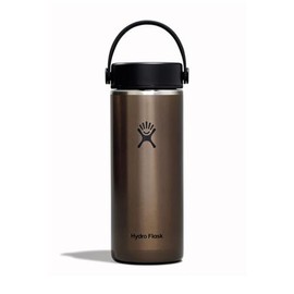 Stainless Steel Bottle, Light Weight Wide Mouth, 16 oz (473 ml), Obsidian Hot and Cold Water Bottle (Genuine Japanese Product)