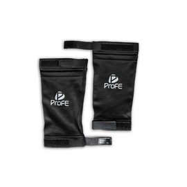 ProFE® Shin Pads Set - Mini Shin Guard Pads with Holder - Football Shin Guard Set Light & Thin - Shin Pads for Inserting for Women, Men & Children (2, M)
