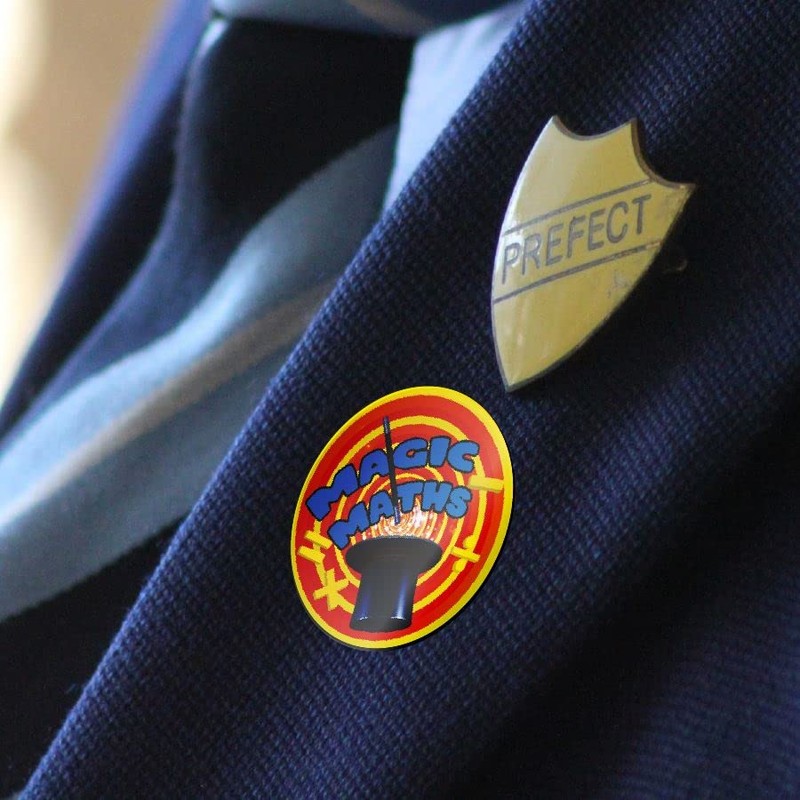 144 Magic Maths - 30mm - Glossy Reward Stickers for