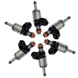 Kacrik Set(6) FT4E-9F593-AA NEW Fuel Injectors Compatible with Ford Fusion F-150 Edge 2.7L V6 Lincoln MKZ 3.0 V6 MKX 2.7 V6 FT4Z-9F593-A