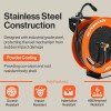 SuperHandy Retractable Air Hose Reel - 3/8" x 50' Commercial