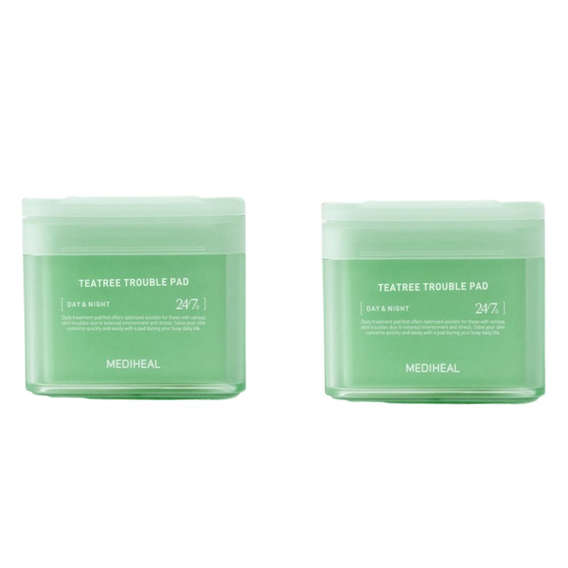 Mediheal Tea Tree Soothing Pads 100 sheets + 100 square