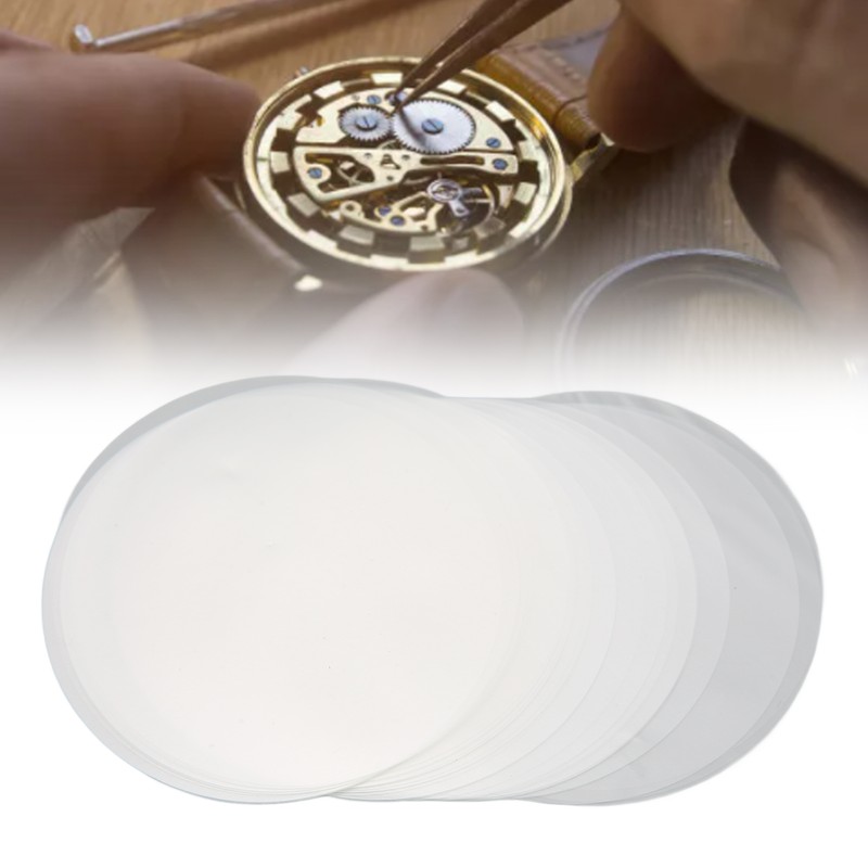 50pcs Watch Dial Case Back Pad Protector Plastic Protector Sheets
