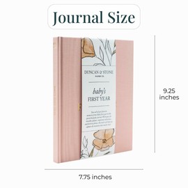 Baby First Year Book - Heirloom Keepsake Baby Memory Book to Record Important Milestones, Photos & More - Pregnancy Books (Sky Blue,112 Pages)