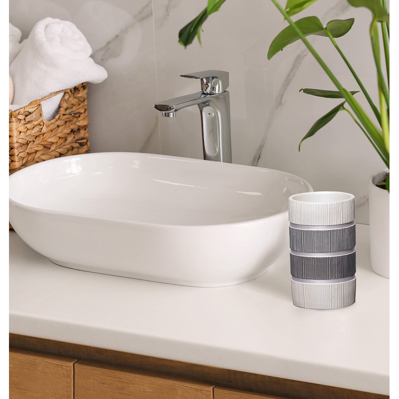 Popular Bath Modern LINE, Tumbler, Grey