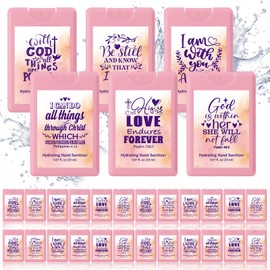 Frienda 24 Pcs Christian Hand Sanitizer Spray for Women, Cute