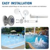 590135 Eyeball Assembly Kit,Pool Bubbler Nozzle Compatible with Pentair, Enhances