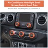 Voodonala Air Conditioner Headlight Center Console Switch Knob Trim for