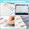 IUSOT 1260 Stück Index Tabs, 3 Farbschemata und 3 Größen