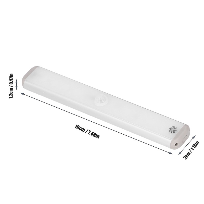 LED Closet Light Wireless Infrared Induction Touch Control USB Charging
