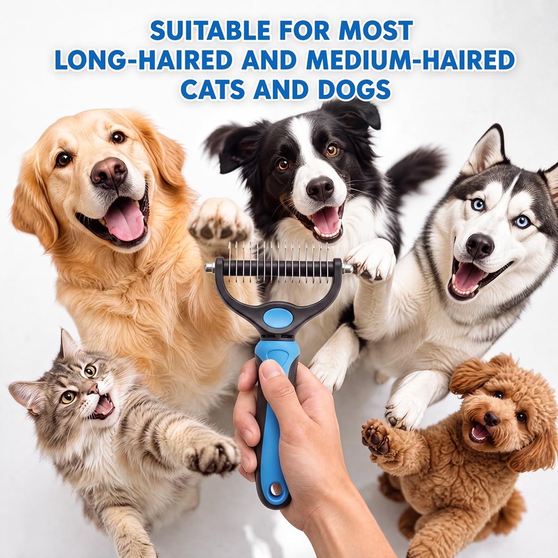 Bnlei Pet Pro Grooming Tool for Dogs & Cats -