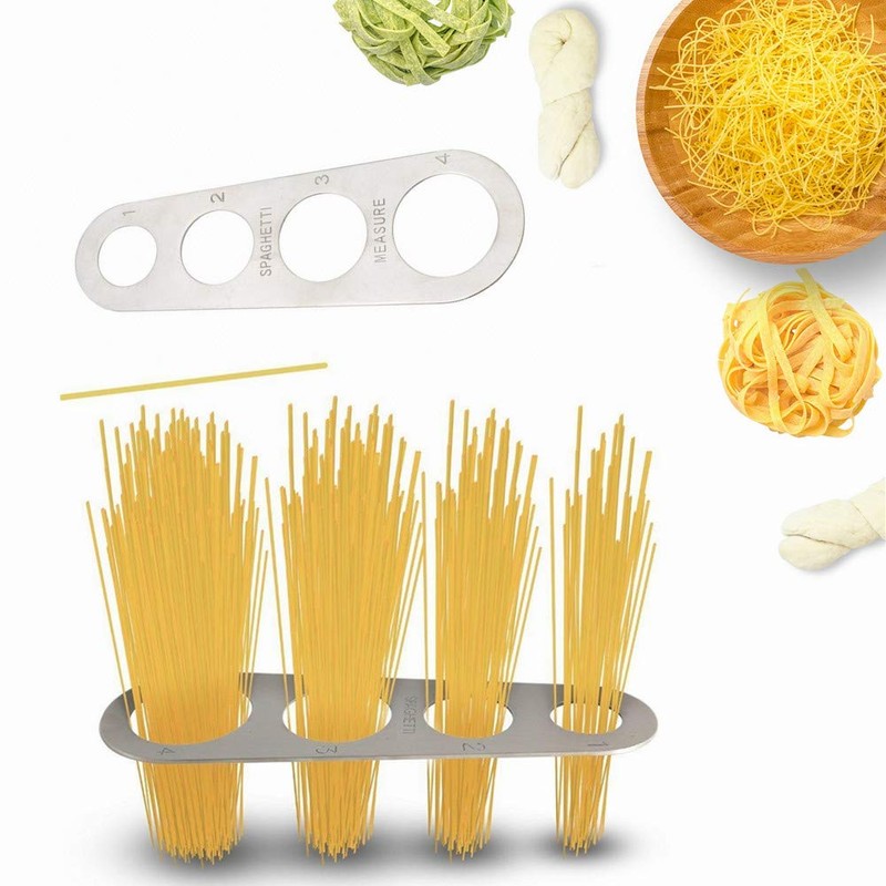 Stainless Steel Spaghetti Measure Tool, 4 Serving Portion Control Cooking