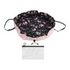Drawstring Makeup Bags Cosmetic Bags Large Capacity Inner Zipper Pockets