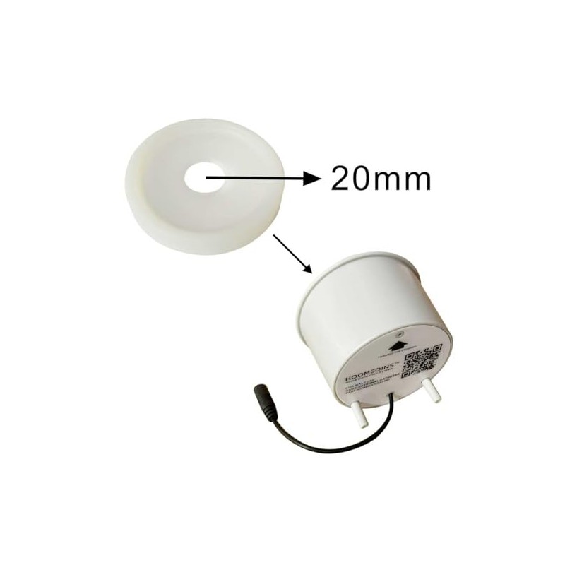 Silicone Ring for External Male Catheter – 4pcs, 20mm Size,