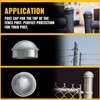 VIVIDA 2-3/8" Fence Post Cap 4 PCS, Chain Link Post