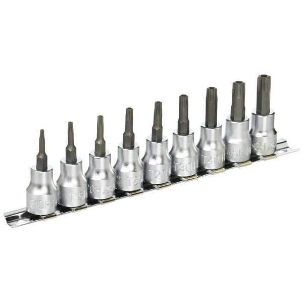 Koken RS3025/9-HOLE 3/8 (9.5 mm) SQ. Anti-bulking Torx Bit Socket