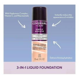 Covergirl Olay Simply Ageless 3-in-1 Liquid Foundation, Cr