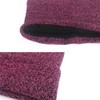 3Pcs Winter Knitted Hat Scarf Gloves Set Fleece Lined Warm