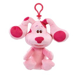 Blue's Clues & You! BLU20411 Blue's Clues and You Clip-on Plush Coin Purse in CDU-Magenta, Pink