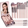 Set de viaje de brochas de maquillaje: 14 brochas de
