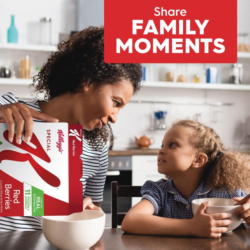 Kellogg's Special K Breakfast Cereal, Family Breakfast, Fiber Cereal, Family