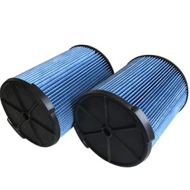 KLEAN AIR 9-38751 Cartridge vacuum filter fits for Craftsman 9-38751 CRAFTSMAN CMXZVBE38751 Fine Dust Wet/Dry Vac Filter for 5 to 20 Gallon Shop Vacuums—38751 blue (2pack)