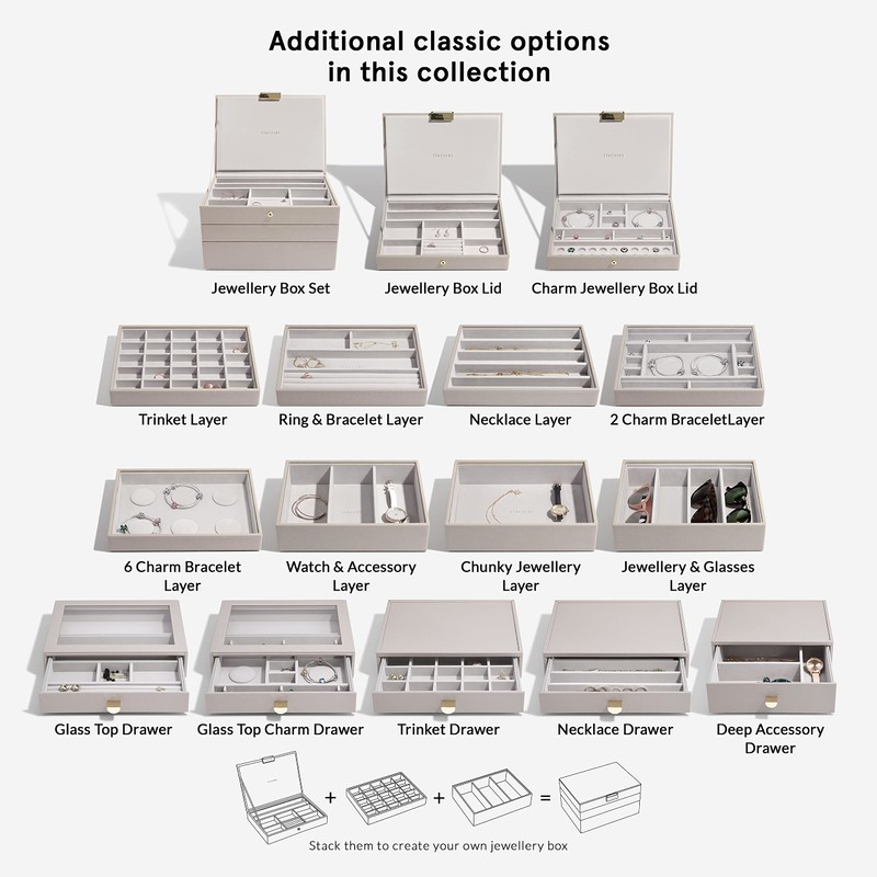 [Stackers] LONDON Classic 5 Sec ネックレス レイヤー グレージュ/スタッカーズ TAUPE Classic